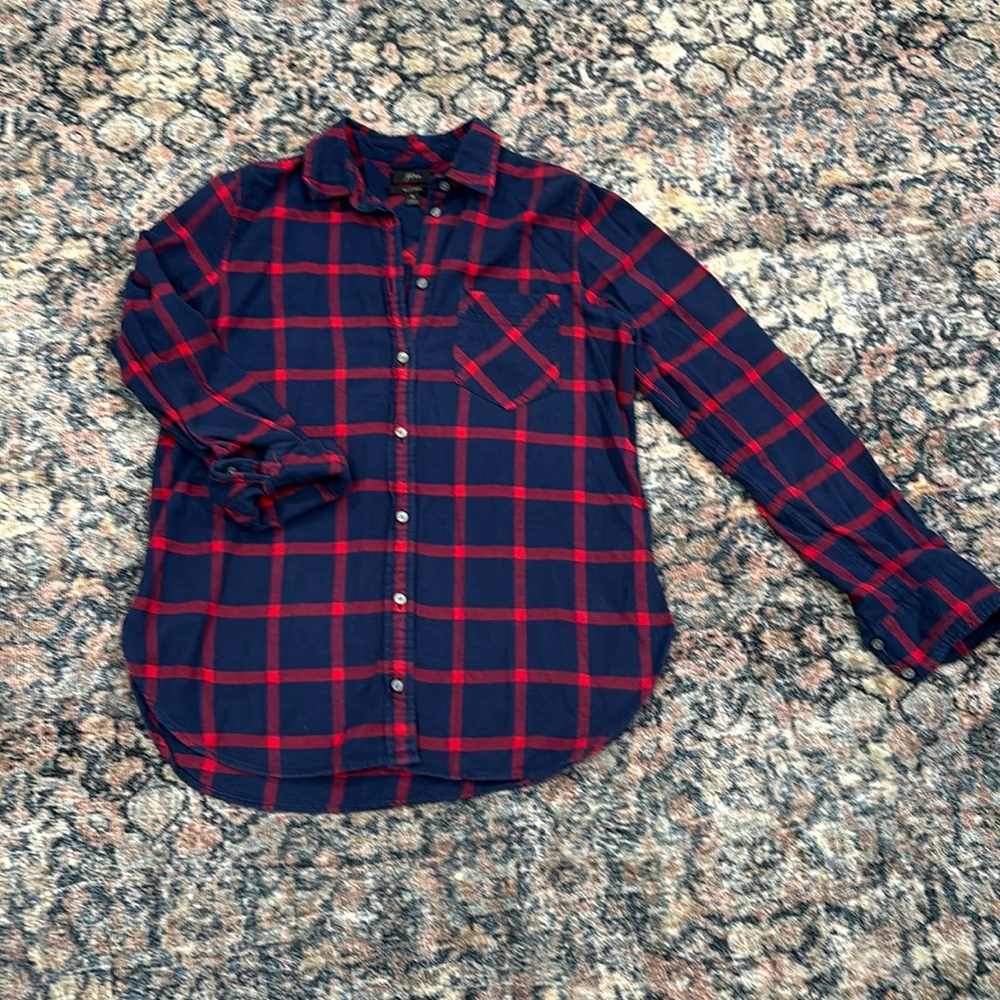 J. Crew Classic Fit Flannel Shirt